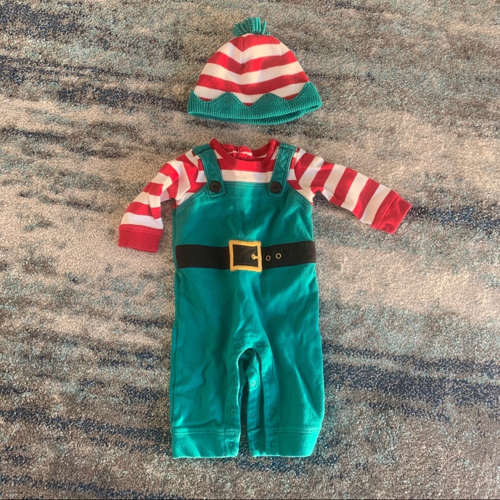 Gymboree Christmas Elf Outfit with Hat